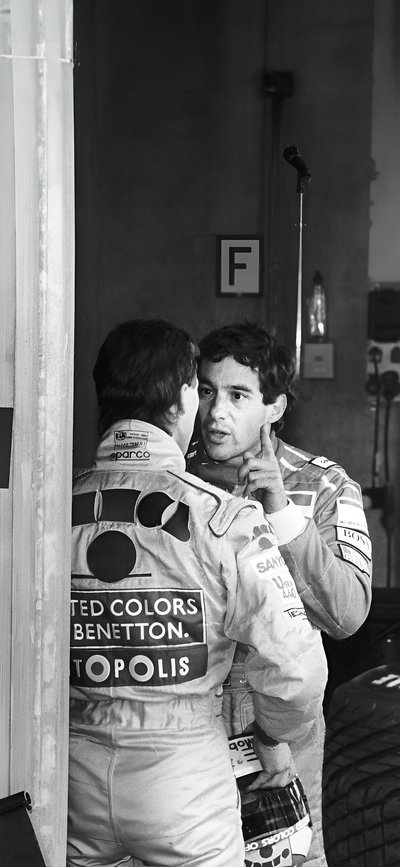 1992 German GP - Ayrton Senna & Michael Schumacher